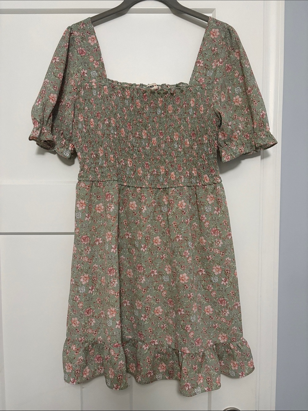 Charmed Hearts floral midi dress